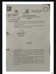 La cámara de representares de Misiones declaro de interes provincial la designación de la Lic. Mónica Carolina Nuñez, como Embajadora del observatorio Internacional de turismo religioso carolina 7
