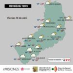 tiempo viernes 10 de abril 2026